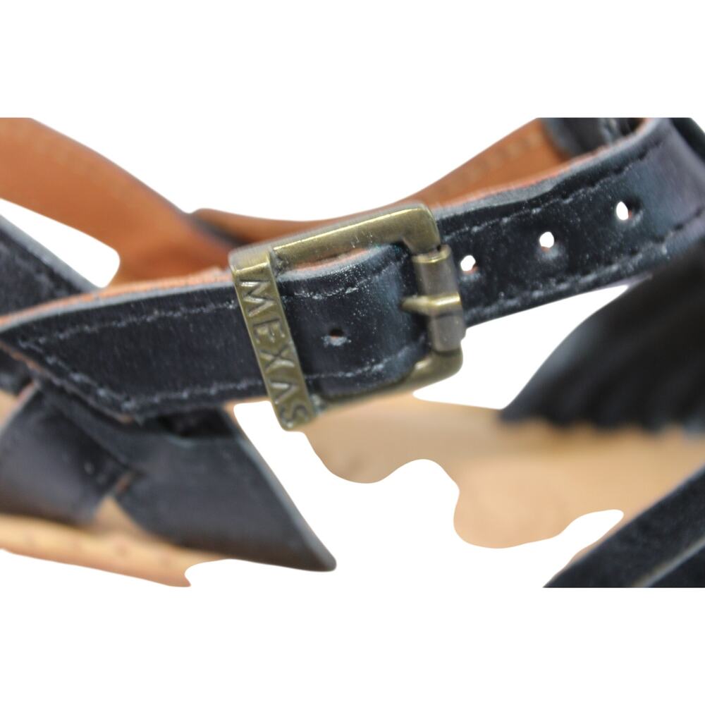 Mexas Maya Black Sandals- Huaraches NWT Summer Sandals - Picture 4 of 6